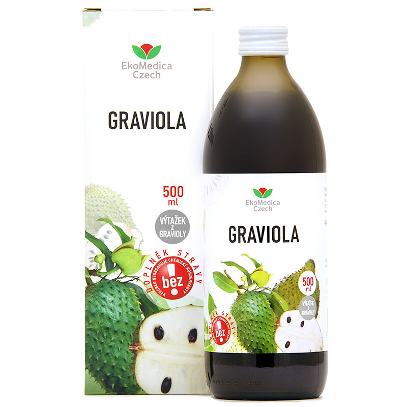 Graviola výtažek z gravioly 500ml EKOMEDICA