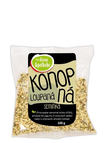 Green Apotheke Konopná semínka loupaná 100g