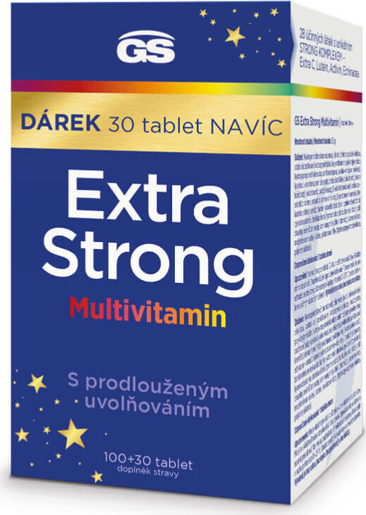 GS Extra Strong Multivitamin tbl.100+30 dárek