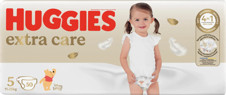 HUGGIES extra care 5 11-25kg 50ks