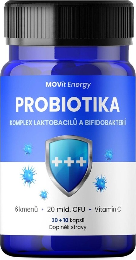 MOVit Probiotika komplex laktobacilů a bifidobakterií cps. 30+10