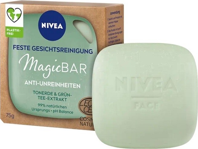 NIVEA MagicBAR peelingové pleťové mýdlo 75g