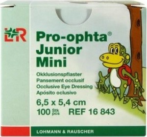 OKLUZOR NÁPLASŤOVÝ JUNIOR MINI PRO-OPHTA