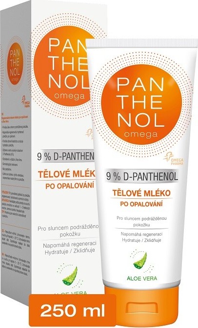 Panthenol Omega tělové mléko aloe vera 9% 250ml