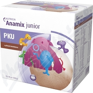 PKU ANAMIX JUNIOR S PŘÍCHUTÍ ČOKOLÁDOVOU POR POR PLV 15X36G