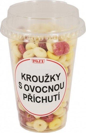 POEX Kroužky s ovocnou příchutí 25g