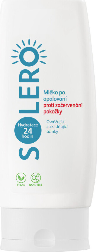 SOLERO Mléko po opalování proti začervenání 200ml