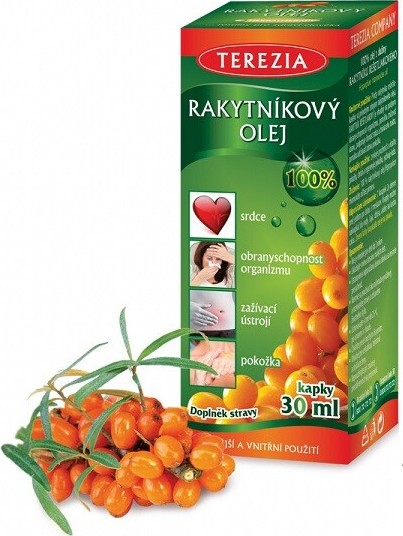 Terezia Rakytníkový olej 10% kapky 30 ml