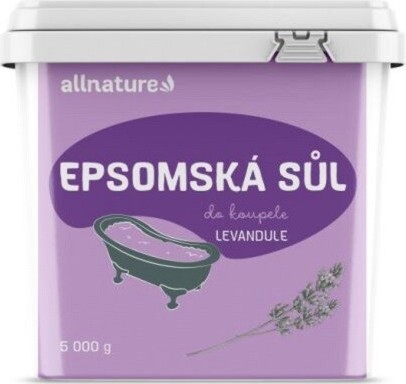 Allnature Epsomská sůl Levandule 5kg