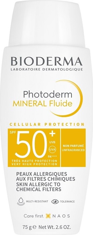 BIODERMA Photoderm MINERAL Fluide SPF50+ 75g