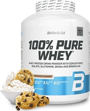 BioTech 100% Pure Whey 2270g cookies cream