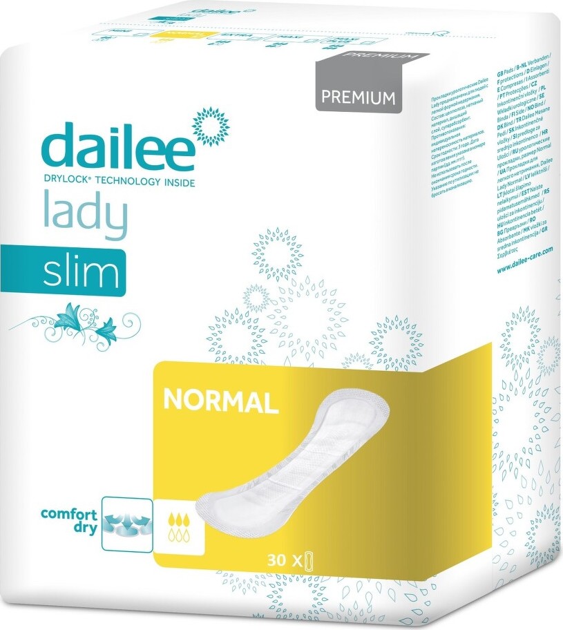 Dailee Lady Premium Slim NORMAL inkontinenční vložky 30ks