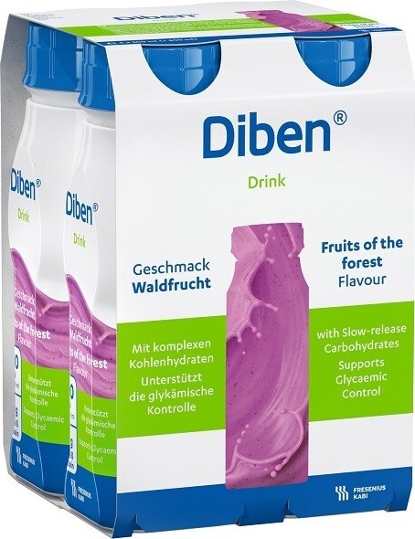 DIBEN DRINK LESNÍ PLODY POR POR SOL 4X200ML