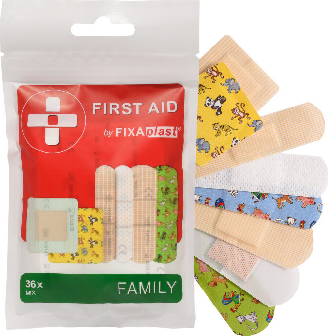 FIXAplast FIRST AID Family náplast mix 36ks