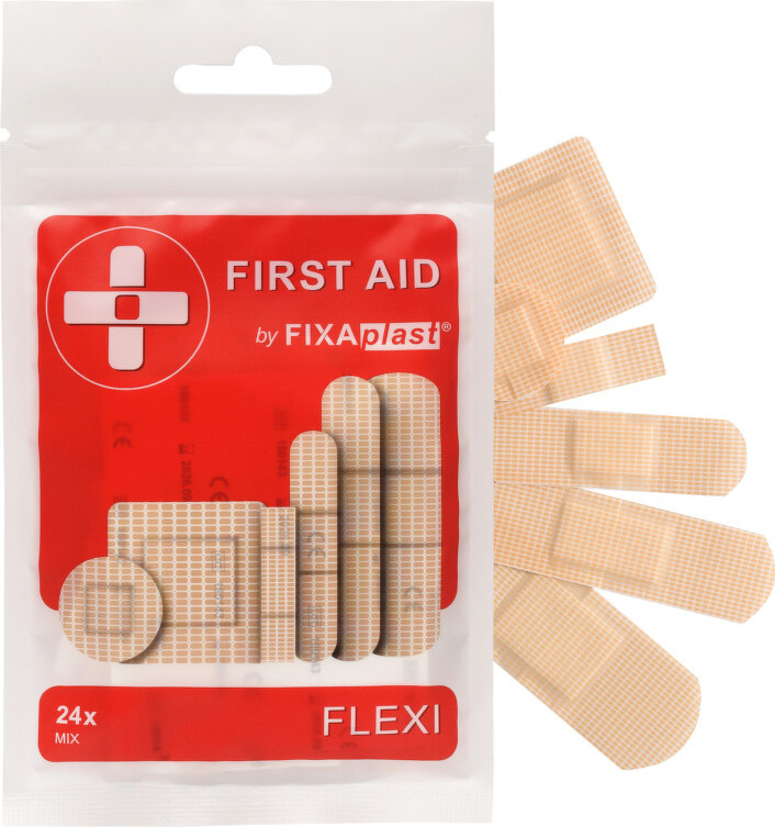 FIXAplast FIRST AID Flexi náplast mix 24ks