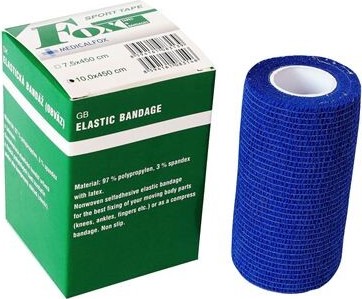 FOX ELASTIC BANDAGE samodržící bandáž 10cmx4.5m