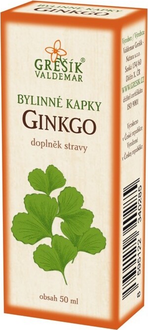 Grešík kapky Ginkgo 50 ml