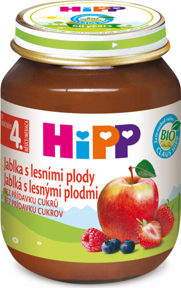 HiPP Jablka s lesními plody BIO 4/6m 125g