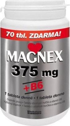 Magnex 375mg+B6 tbl.250
