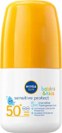 NIVEA SUN dětské opalovací mléko roll-on OF50+ 50ml