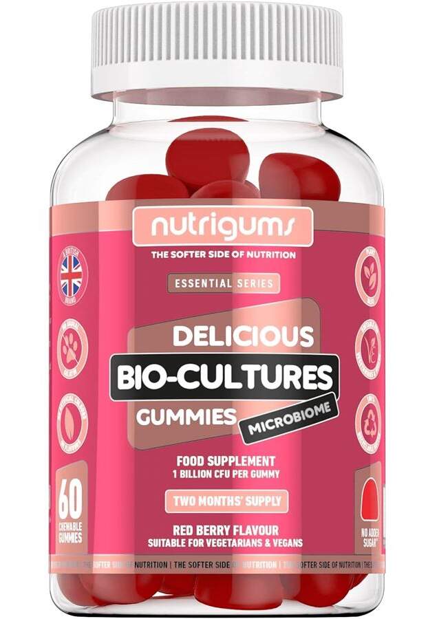 Nutrigums Bio-Cultures Microbiome gummies 60ks