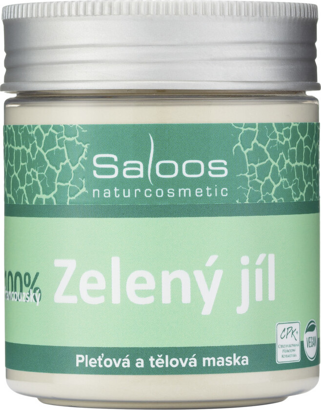 Saloos Zelený jíl 100% BIO 140g