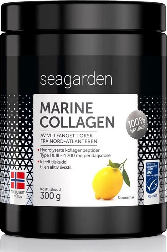 Seagarden Marine Collagen 300g citrón