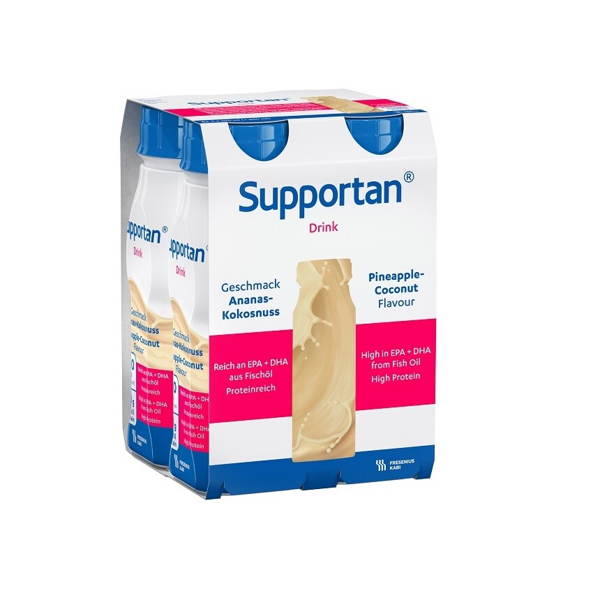 SUPPORTAN DRINK ANANAS-KOKOS POR POR SOL 4X200ML