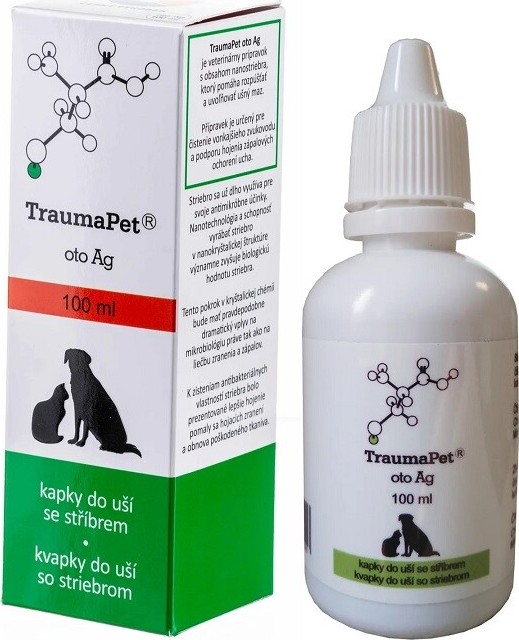 TraumaPet kapky do uší s Ag 100ml