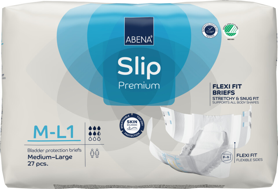 ABENA SLIP FLEXI FIT PREMIUM M-L1 Inkontinenční kalhotky 27ks