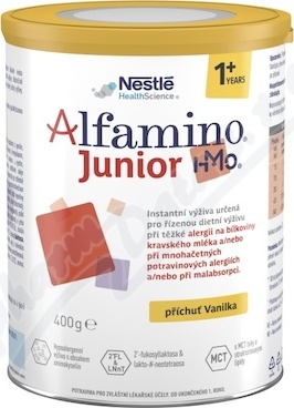 ALFAMINO JUNIOR HMO PŘÍCHUŤ VANILKA POR PLV SOL 2X400G