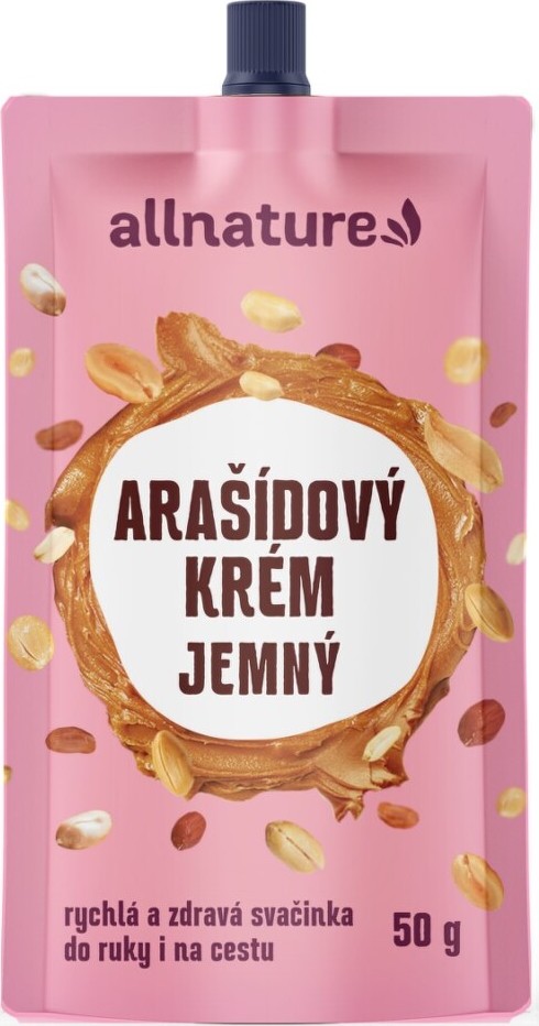 Allnature Arašídový krém jemný 50g