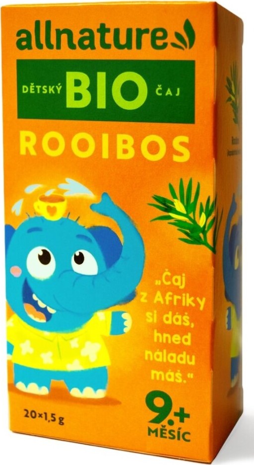 Allnature Dětský čaj Rooibos BIO 20x1.5g 9M+