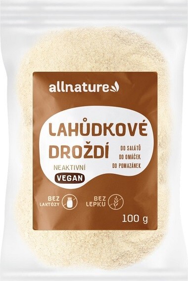 Allnature Lahůdkové droždí neaktivní 100g