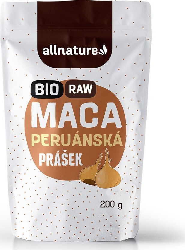 Allnature Maca prášek RAW BIO 200g