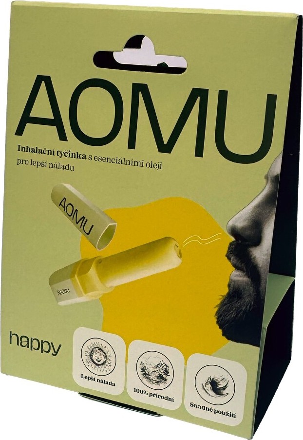 AOMU inhalační tyčinka s esenciálními oleji Happy