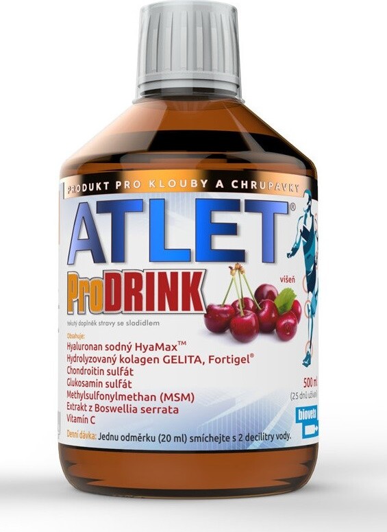 Atlet prodrink tek.dopl.stravy se sladidlem 500ml