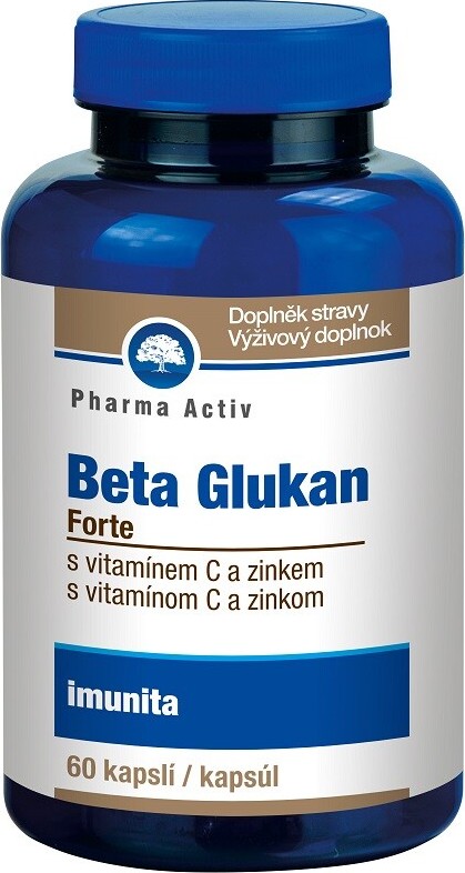 Beta Glukan Forte vitamín C a zinek cps.60