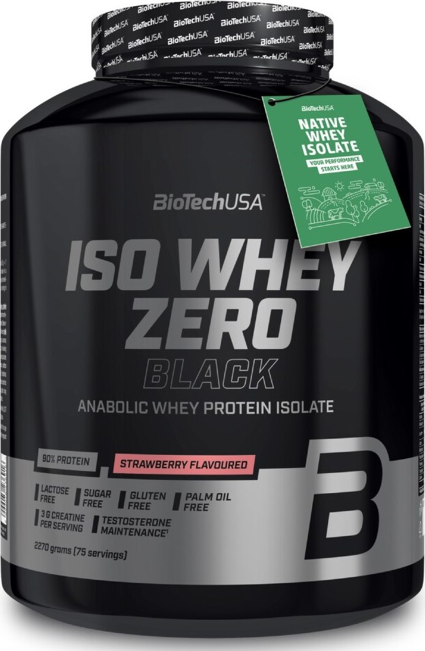 BioTech Iso Whey Zero Black 2270g strawberry