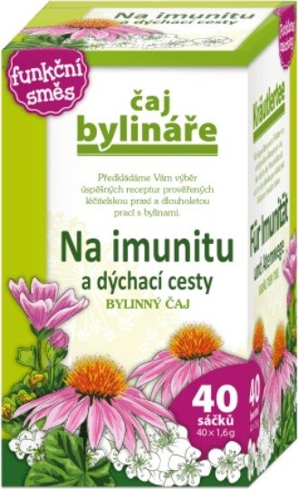 Bylinář Bylinný čaj Na imunitu a dýchací cesty 40 x 1.6 g