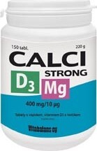 Calci Strong+Mg+D3 tbl.150 Vitabalans