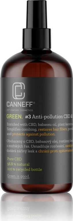 CANNEFF GREEN.3 CBD&Keratin Hair Spray 200ml