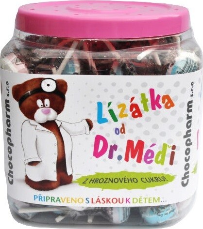 Chocopharm Lízátka od Dr. Médi 100+25 ks