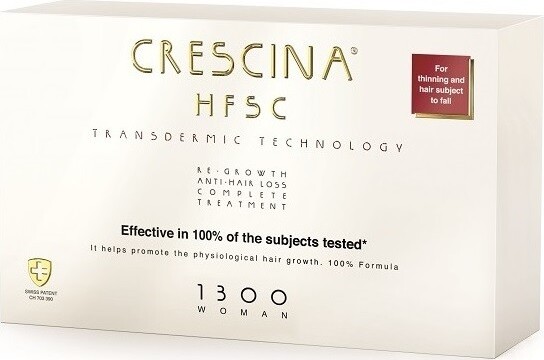 Crescina Transdermic 1300 Re-Growth and Anti-Hair Loss proti vypadávání vlasů pro ženy 20 x 3