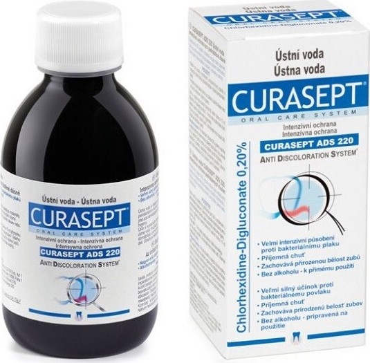 CURASEPT ADS 220 ústní voda 0.20% CHX 200ml