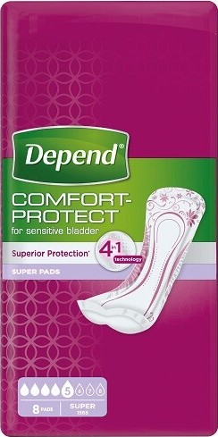 Depend Pads Super inkontinenční vložky ženy 8 ks