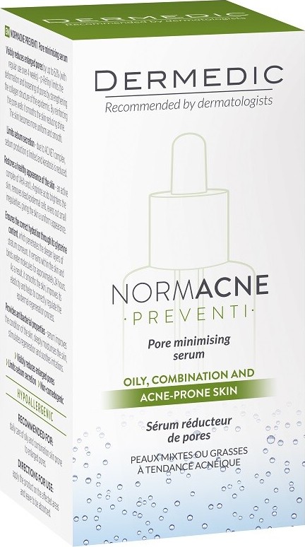 Dermedic sérum proti zvětšeným pórům Normacne Preventi 30 ml