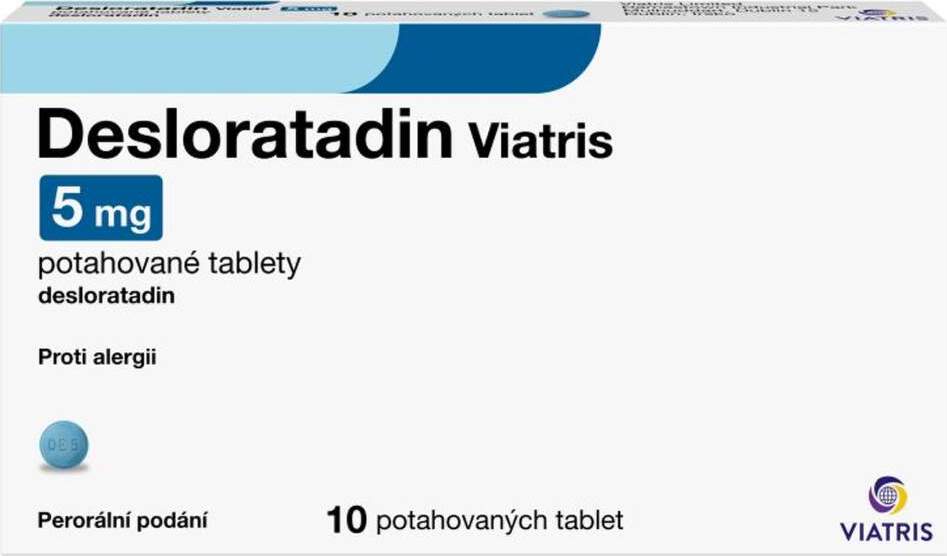 DESLORATADIN VIATRIS 5MG TBL FLM 10