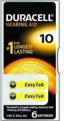 Duracell Easy Tab 6ks DA10P6