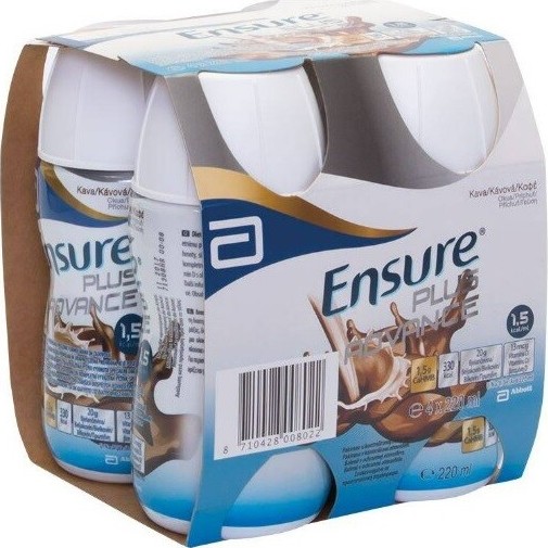 ENSURE PLUS ADVANCE KÁVOVÁ PŘÍCHUŤ POR SOL 4X220ML